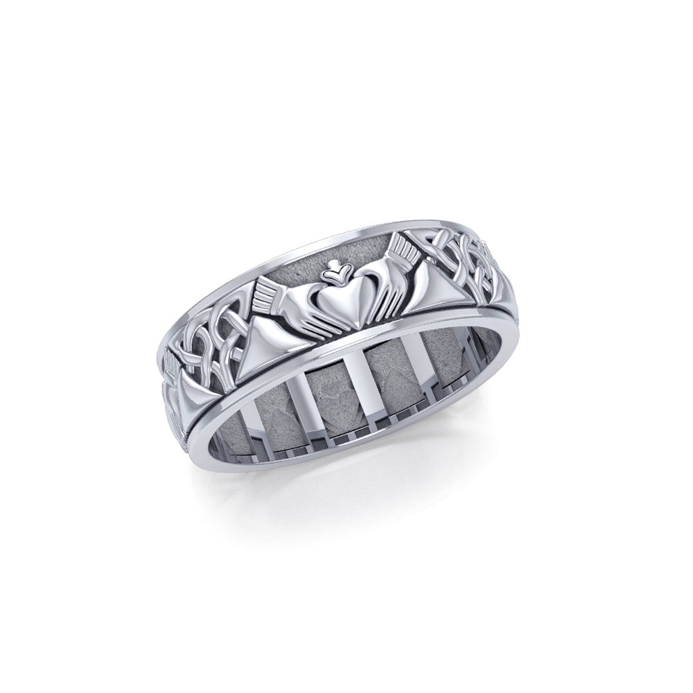 Claddagh deals spinner ring