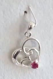 3 Heart Together Silver Pendant