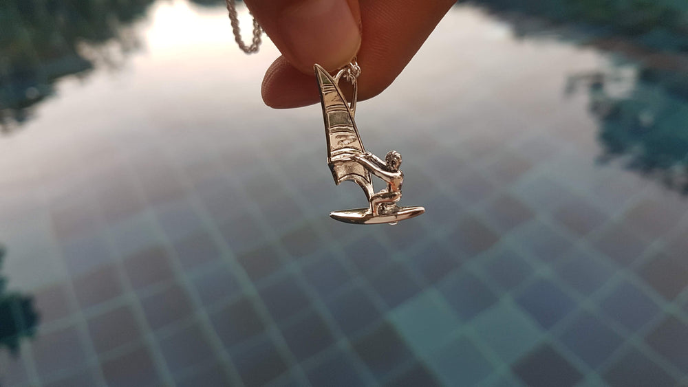 Windsurf Sterling Silver Necklace