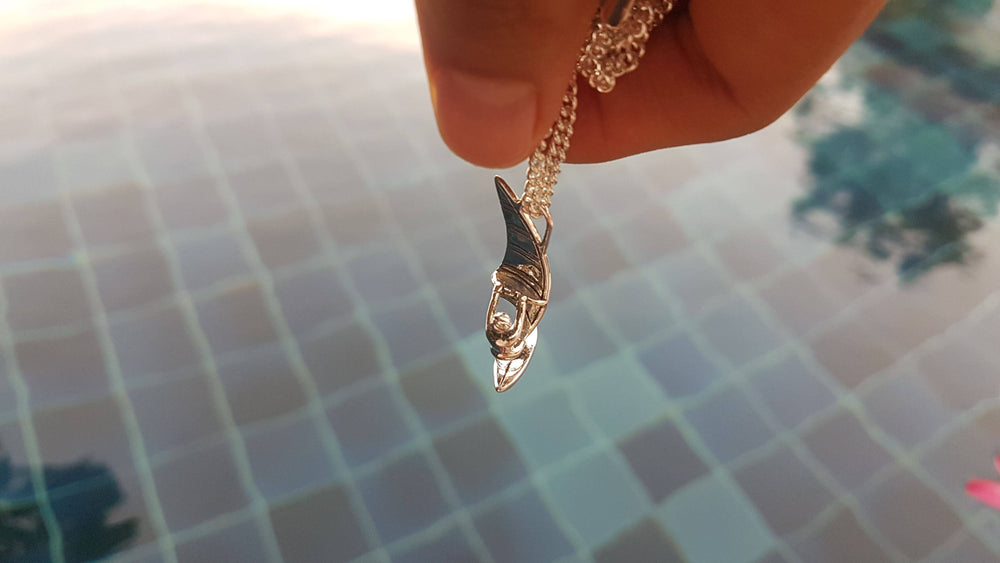 Windsurf Sterling Silver Necklace