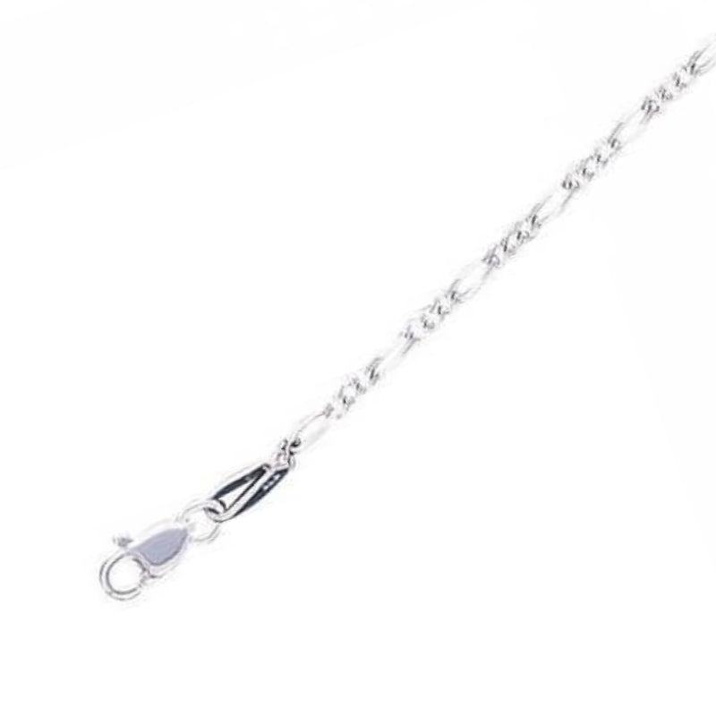 Figaro Chain Sterling Silver Chain Small Version