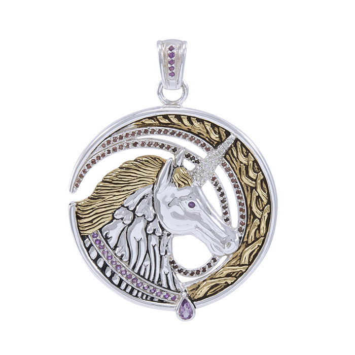 Inspired by Dali Unicorn Pendant MPD2651