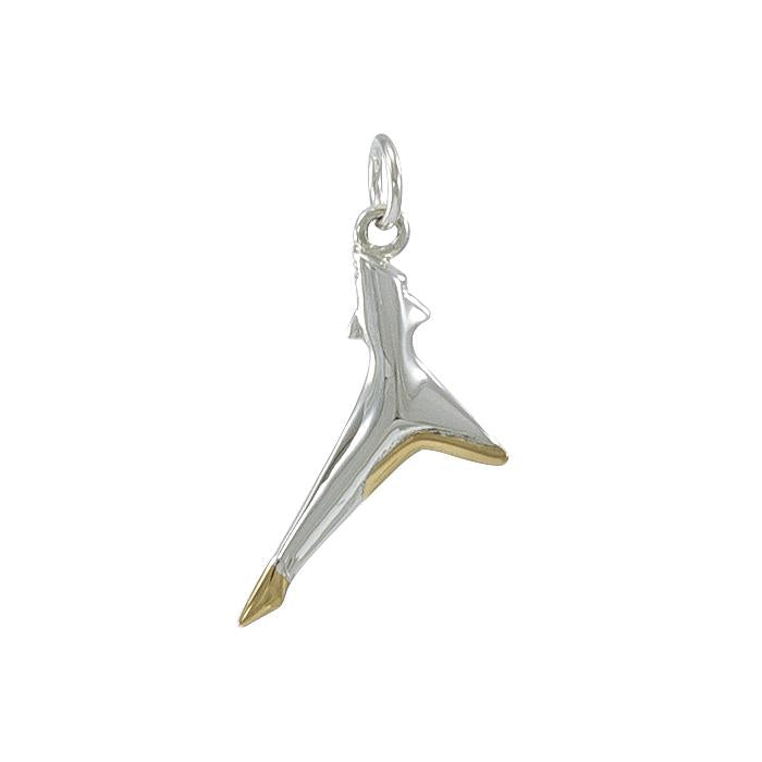 Thresher Shark14 Gold and Silver Charm Necklace