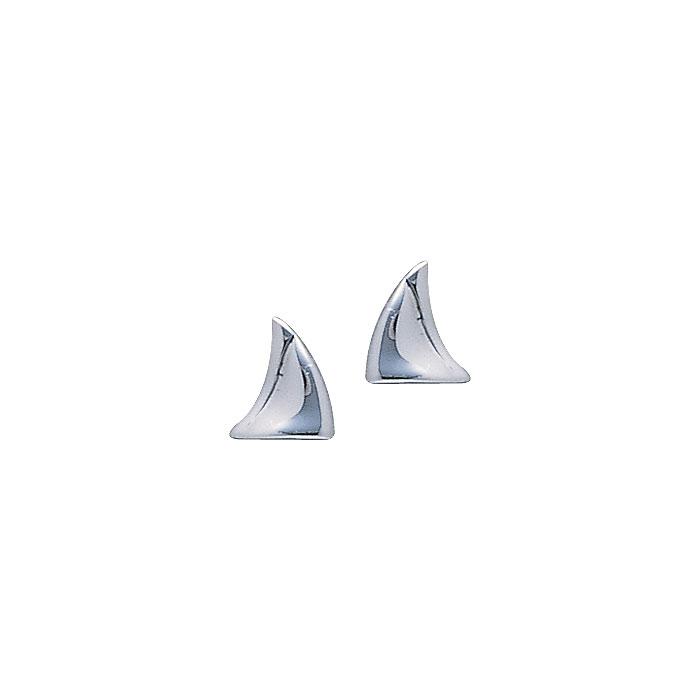 Shark Fin Post Earrings