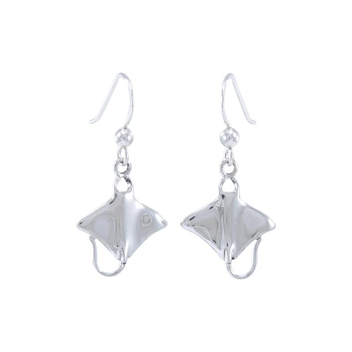 Manta Ray Earrings