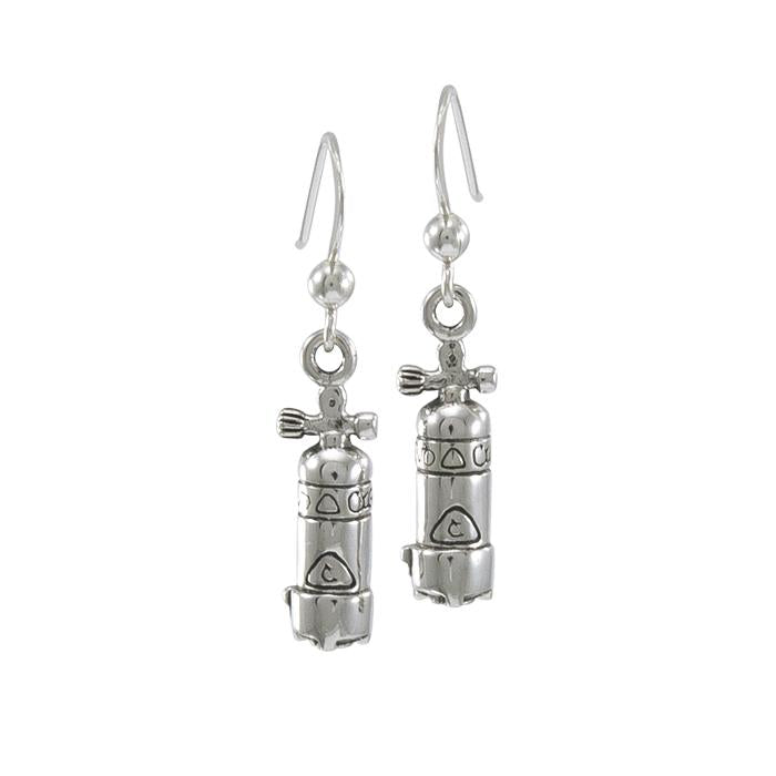 Large Dive Tank Earrings