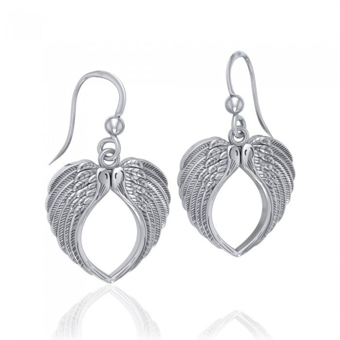 Angel Wing Sterling Silver Earrings