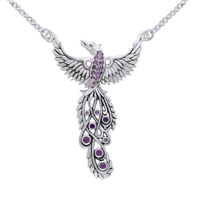 Rising Phoenix Silver Necklace TNC236