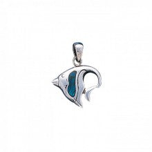 Blue Angelfish Pendant