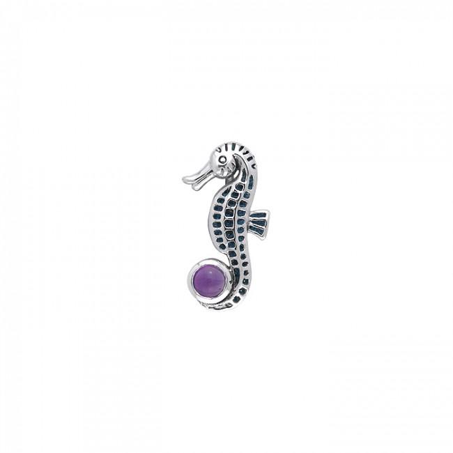 Seahorse with Gemstone Necklace