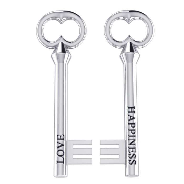 Love Happiness Key Pendant