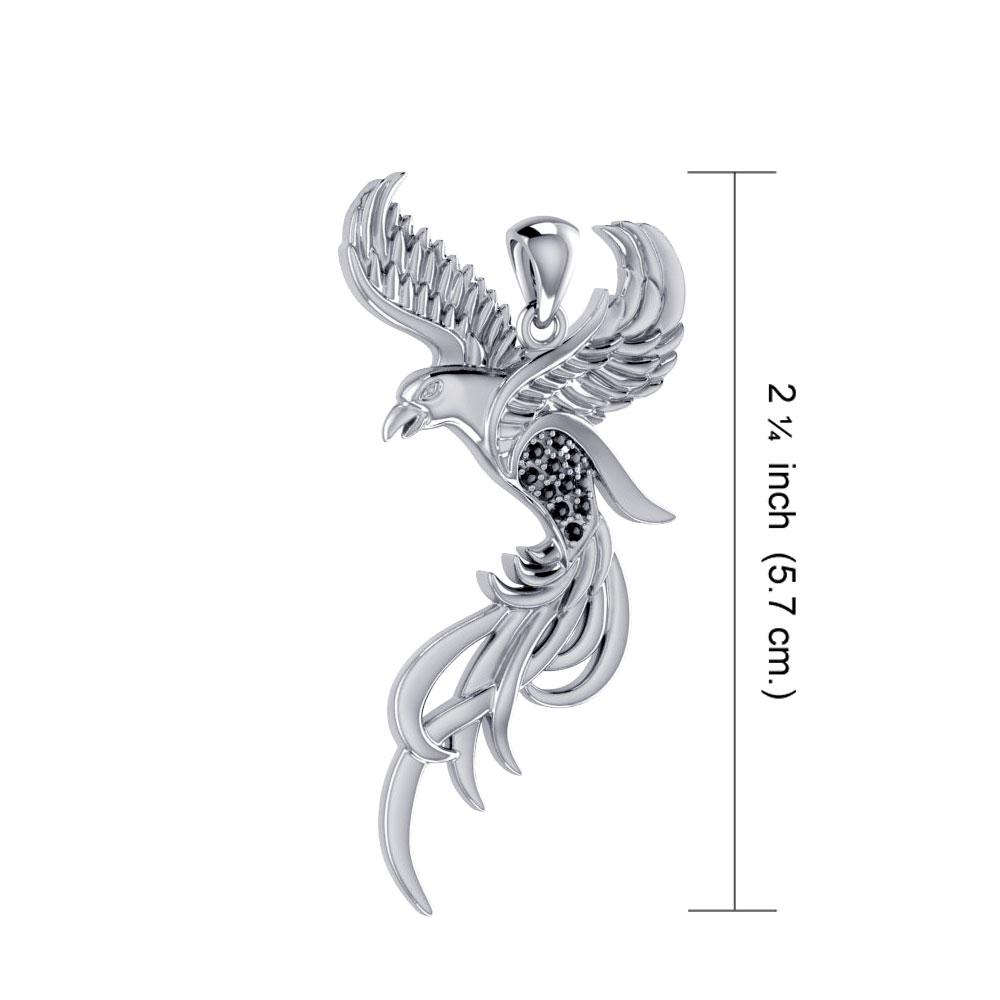 Soar to the Heavens Flying Phoenix Pendant