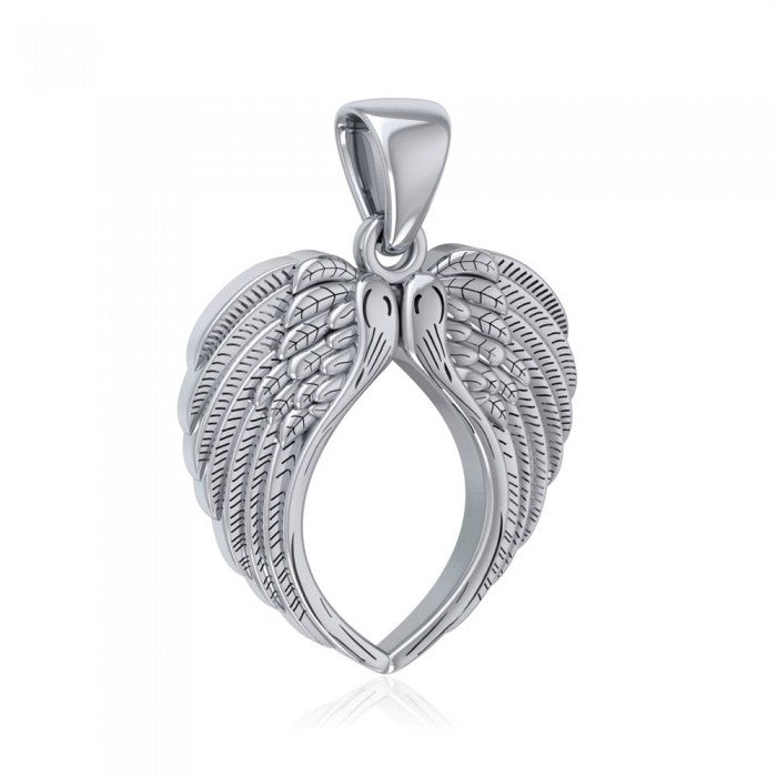 Angel Wing Sterling Silver Pendant