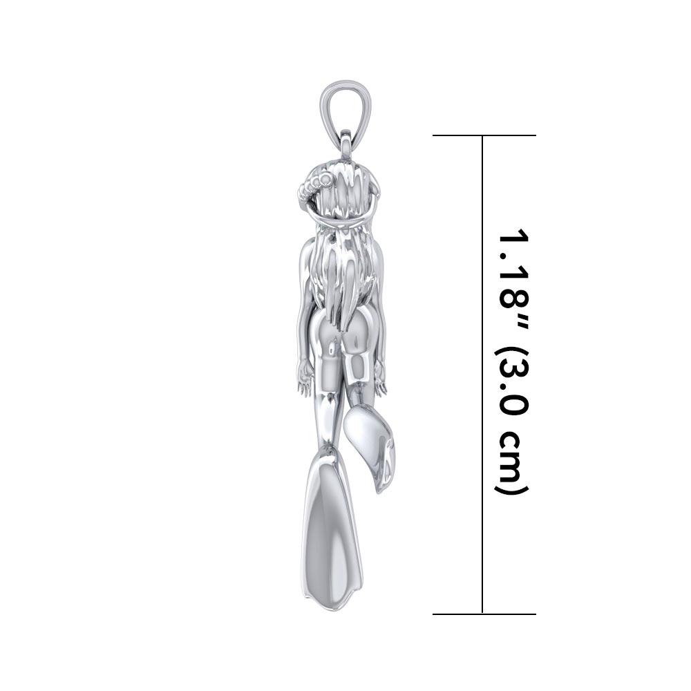 Female Free Diver Necklace