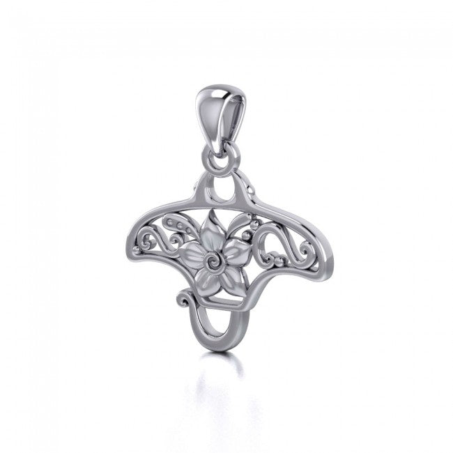 A worthwhile quest ~ Sterling Silver Manta Ray Filigree