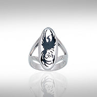 Take your inspiration from the legendary phoenix Silver Ring