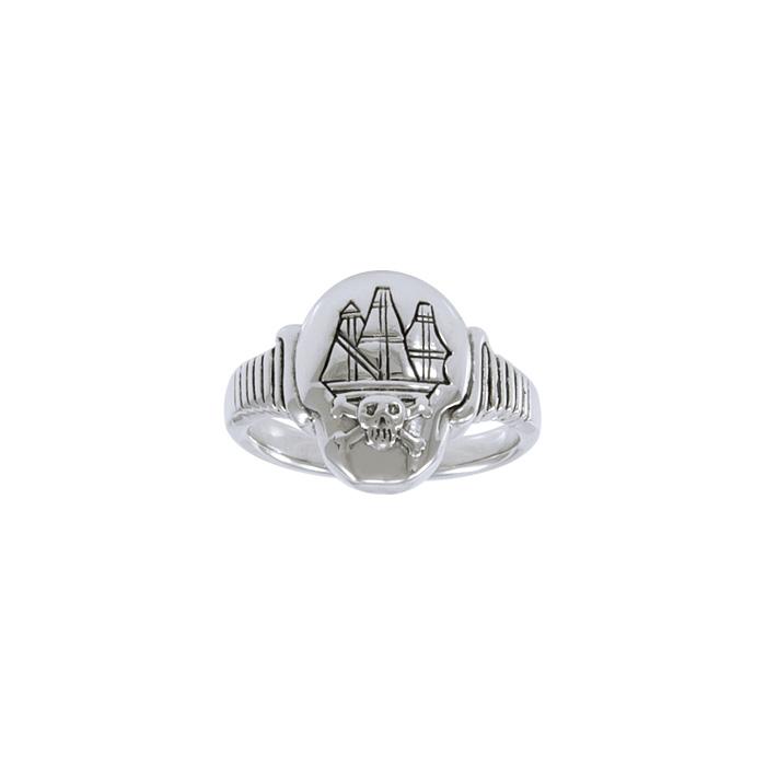 Jolly Roger Ship Ring