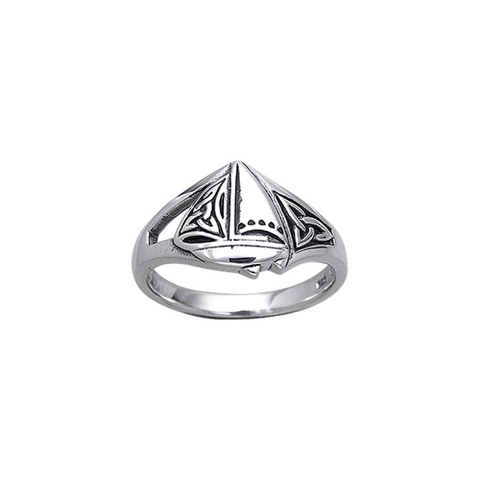 Celtic Sailboat Ring