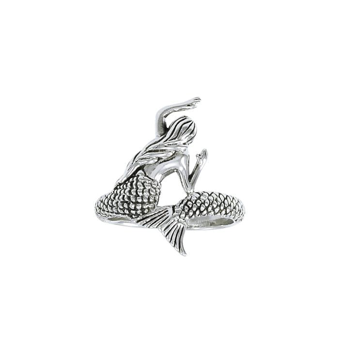 Mermaid Wrap Sterling Silver Ring