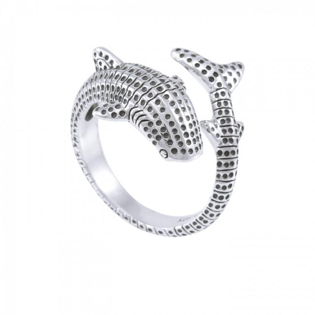 Whale Shark Sterling Silver Ring