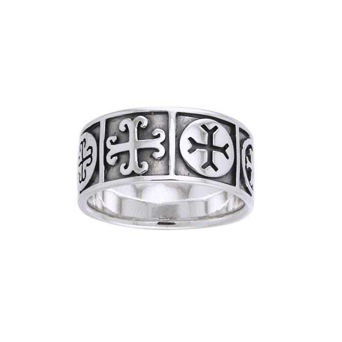 Medieval Crosses Ring