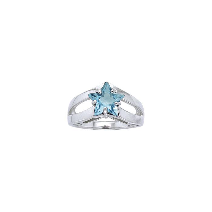 Designer Elegant Cubic Zirconia Star Ring