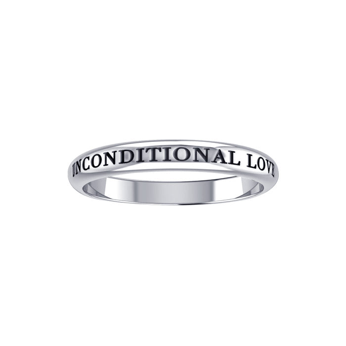 Unconditional Love Silver Ring