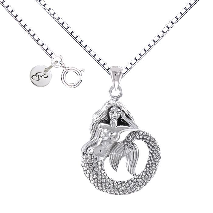 Mermaid Silver Necklace Set