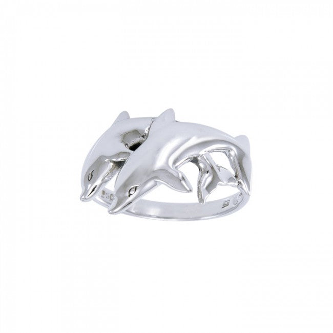 Dolphins In Love Ring