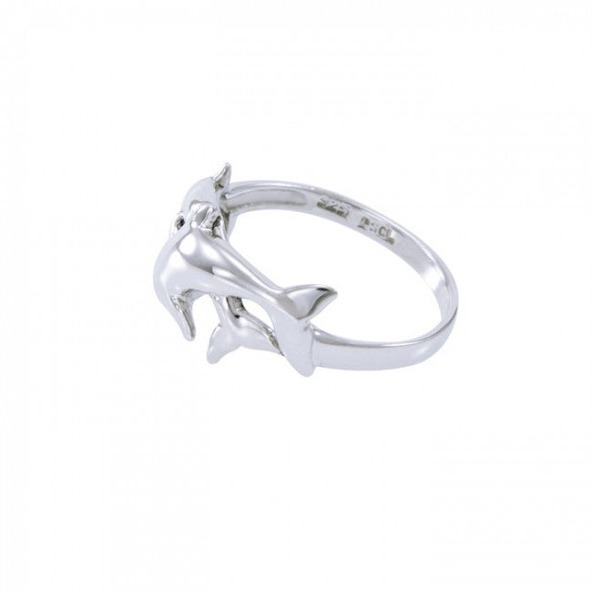 Dolphins In Love Ring