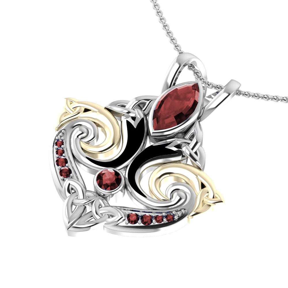 Look beyond your life’s endless journey Triskele Pendant