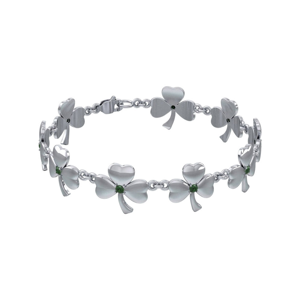 Celtic Shamrock Link Bracelet TBG713