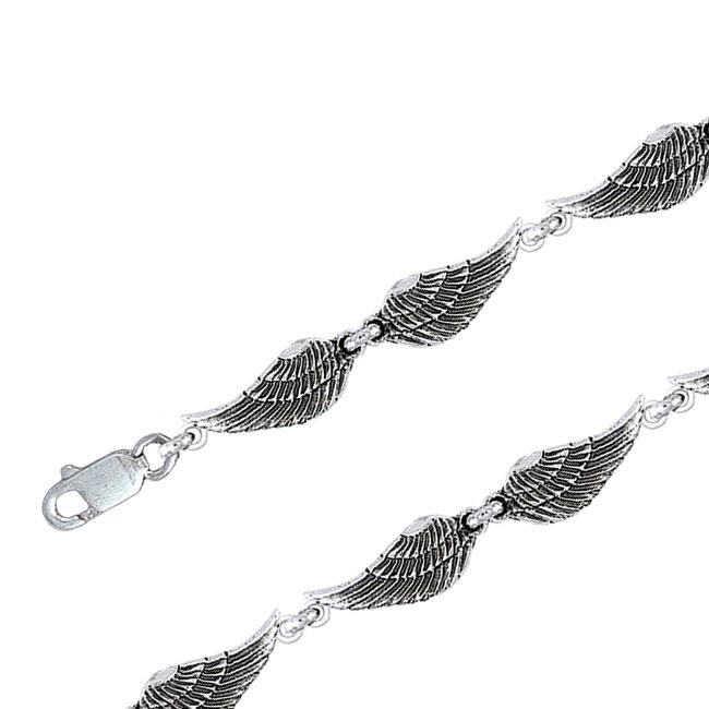 Angel Wings Link Bracelet