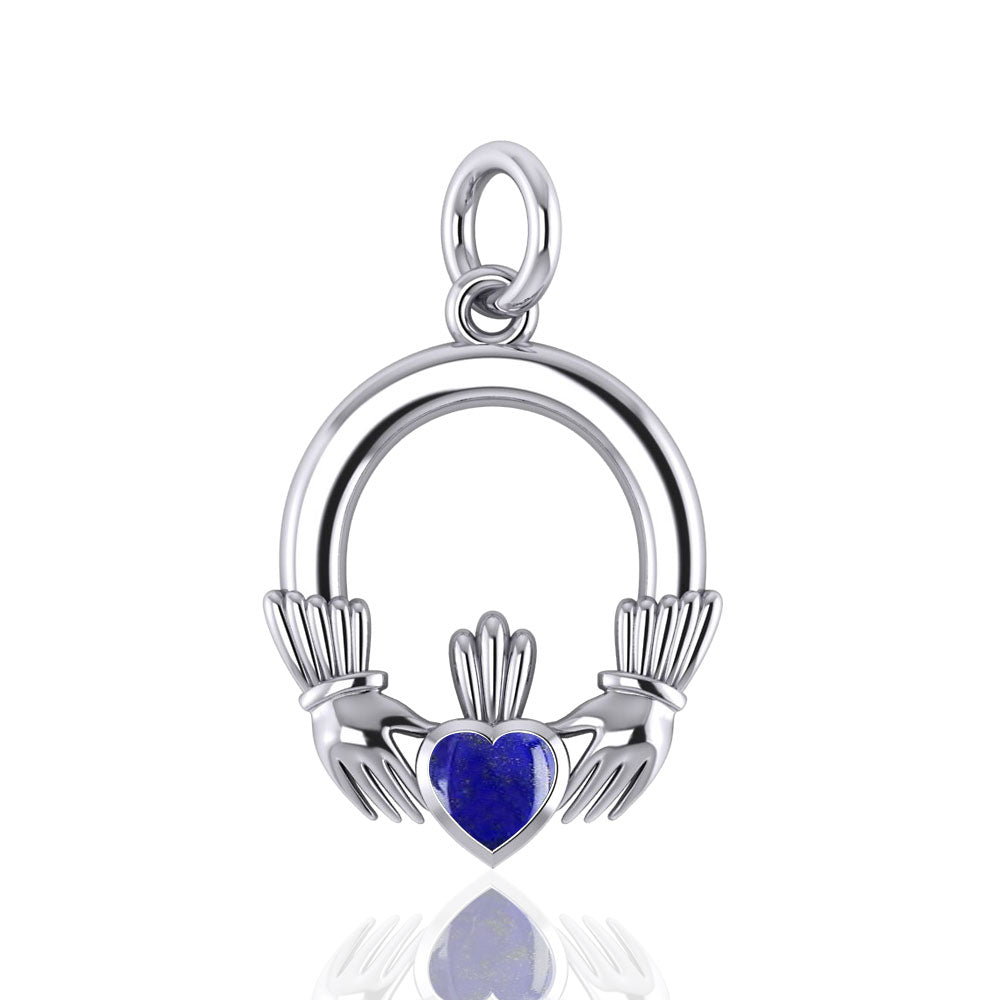 Celtic Claddagh Silver Charm