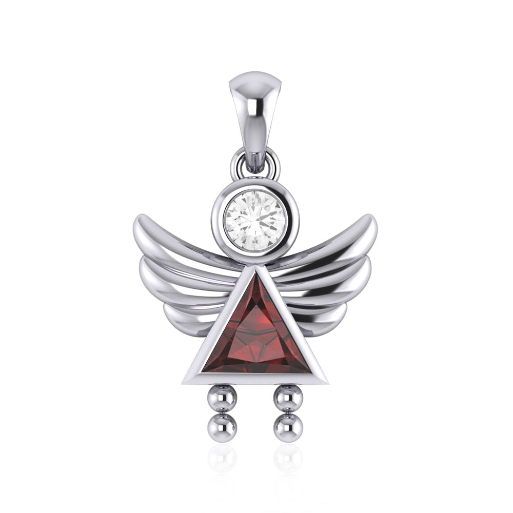 A Heavenly Gift from the Little Angel Girl Pendant