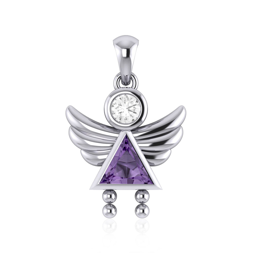 A Heavenly Gift from the Little Angel Girl Pendant