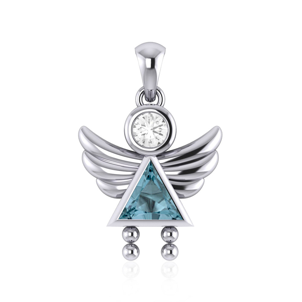 A Heavenly Gift from the Little Angel Girl Pendant