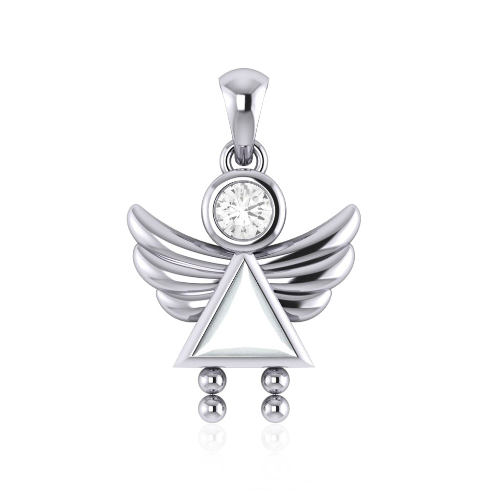 A Heavenly Gift from the Little Angel Girl Pendant