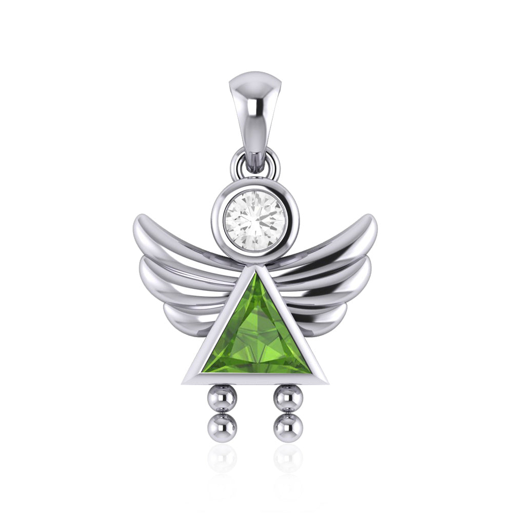 A Heavenly Gift from the Little Angel Girl Pendant