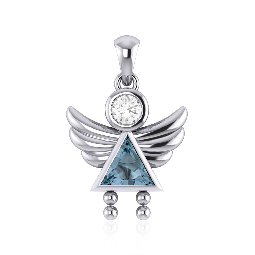 A Heavenly Gift from the Little Angel Girl Pendant