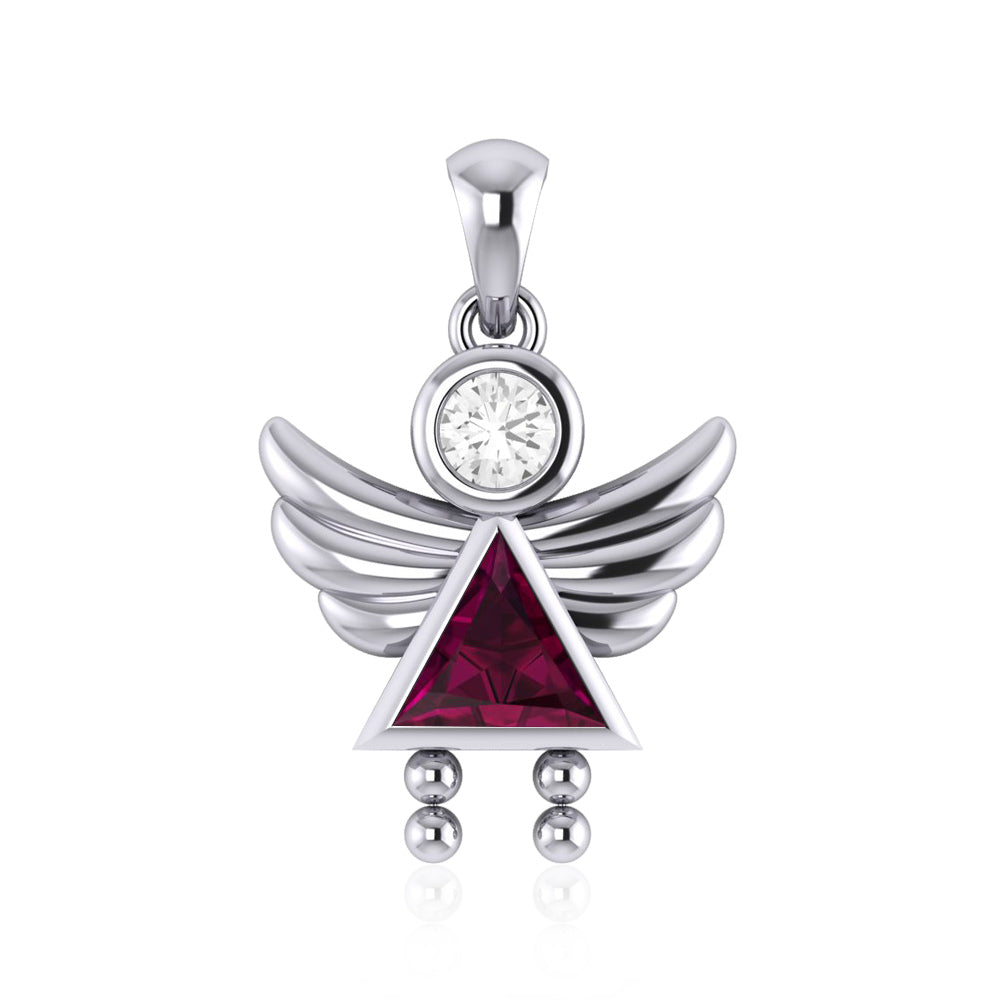 A Heavenly Gift from the Little Angel Girl Pendant