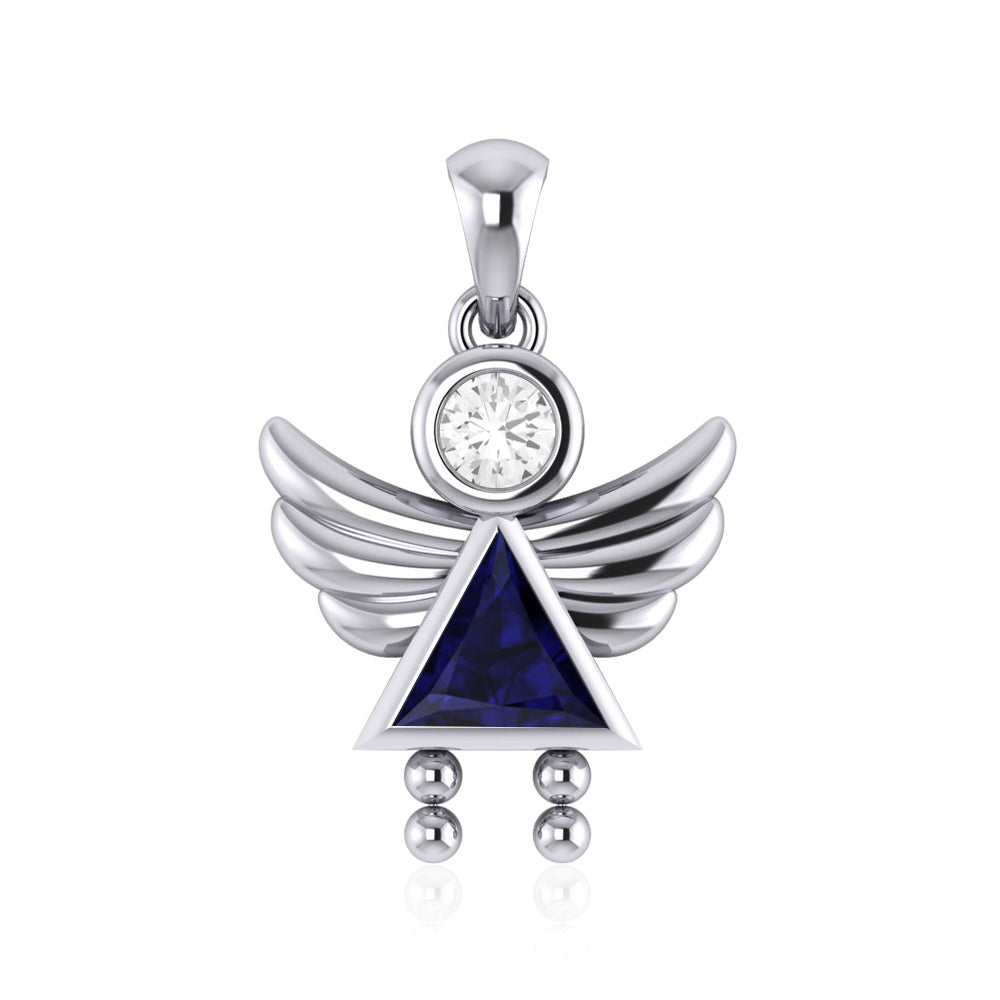 A Heavenly Gift from the Little Angel Girl Pendant