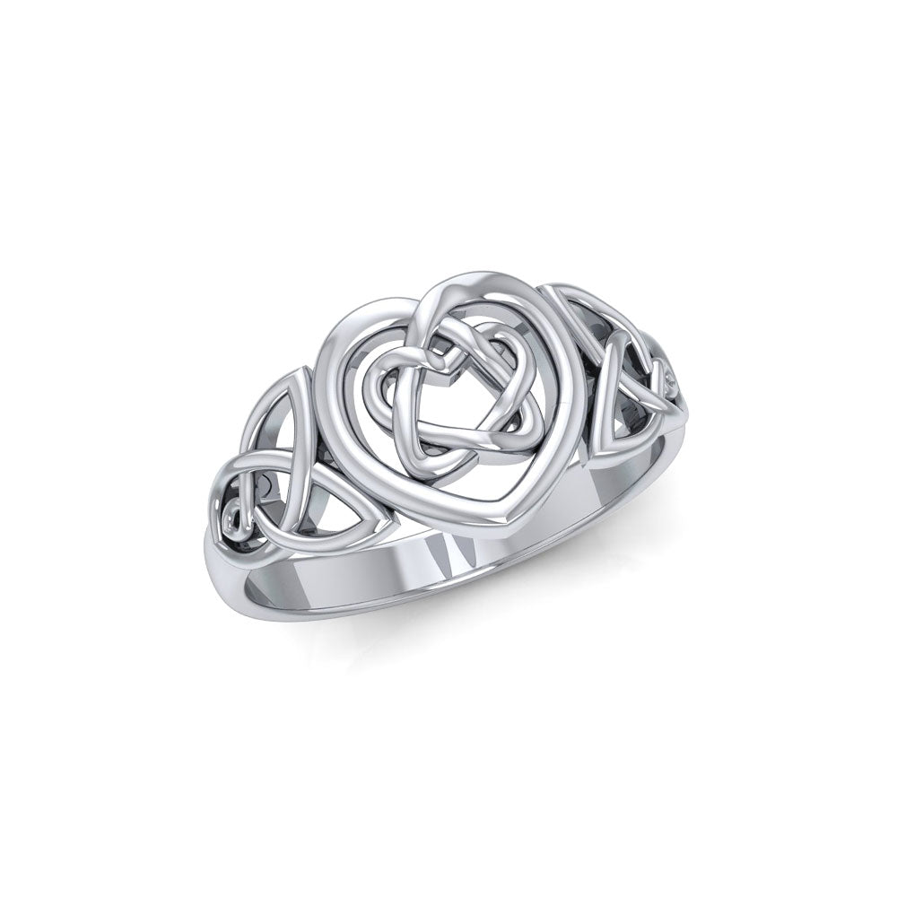 Celtic Knotwork Heart Ring