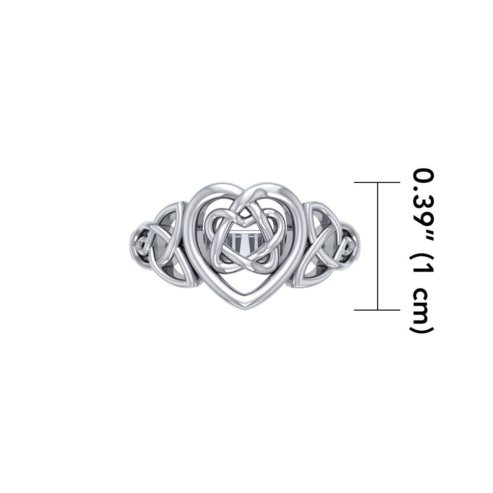 Celtic Knotwork Heart Ring