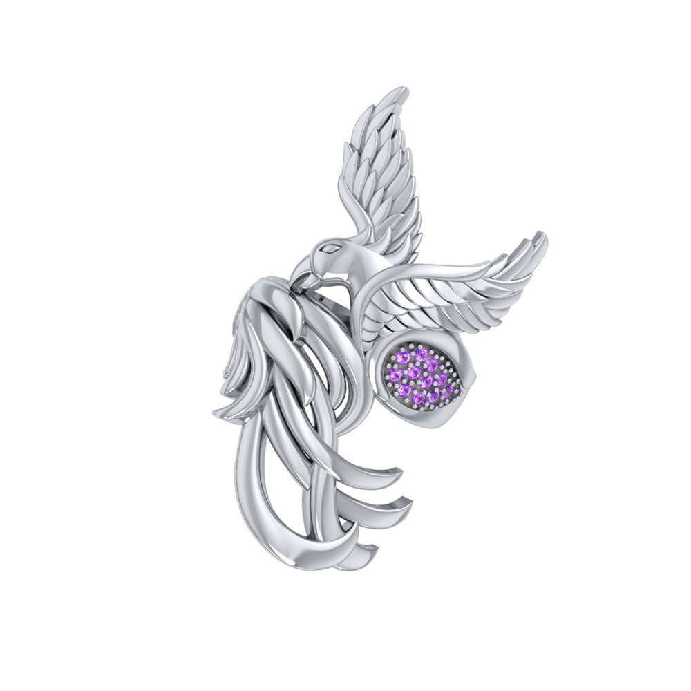 Alighting breakthrough of the Mythical Phoenix ~ Ring with Gemstone Accents