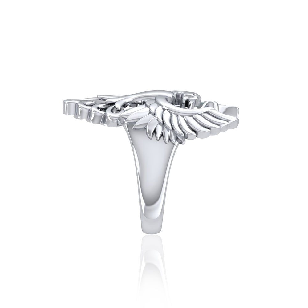 Majestic Phoenix Silver Ring