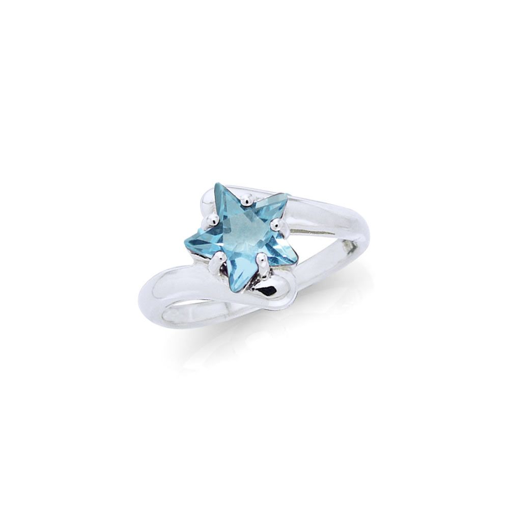 Designer Elegant Cubic Zirconia Star Ring