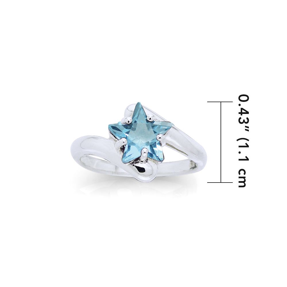 Designer Elegant Cubic Zirconia Star Ring