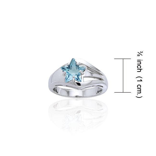 Designer Elegant Cubic Zirconia Star Ring